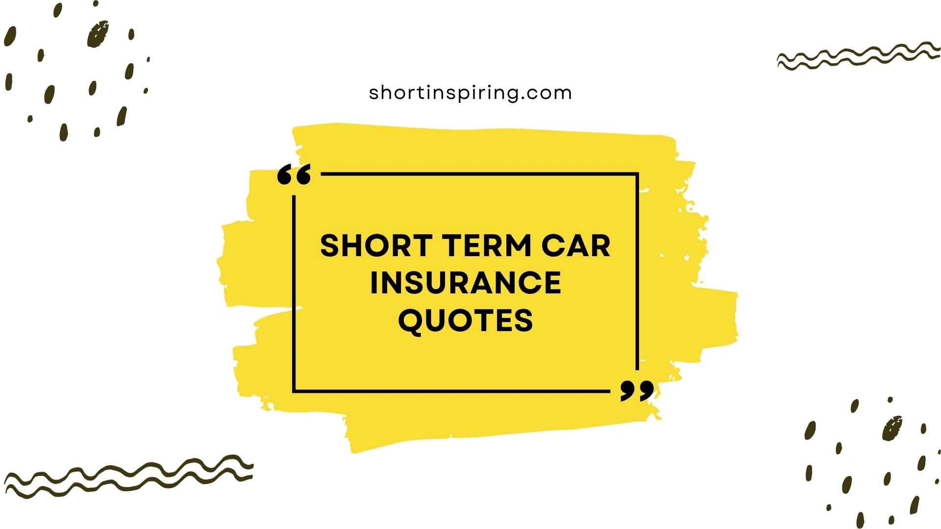 short term car insurance quotes