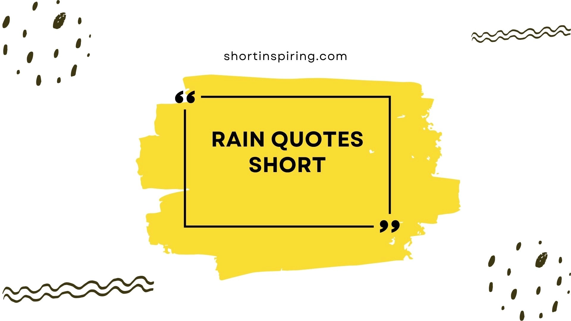 rain quotes short